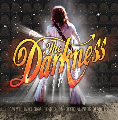Darkness tour programme cover concept