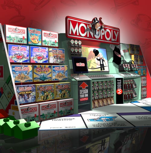 Trade Fair standee for Monopoly
